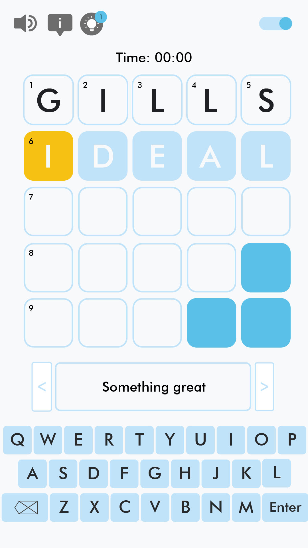 Mini Crossword